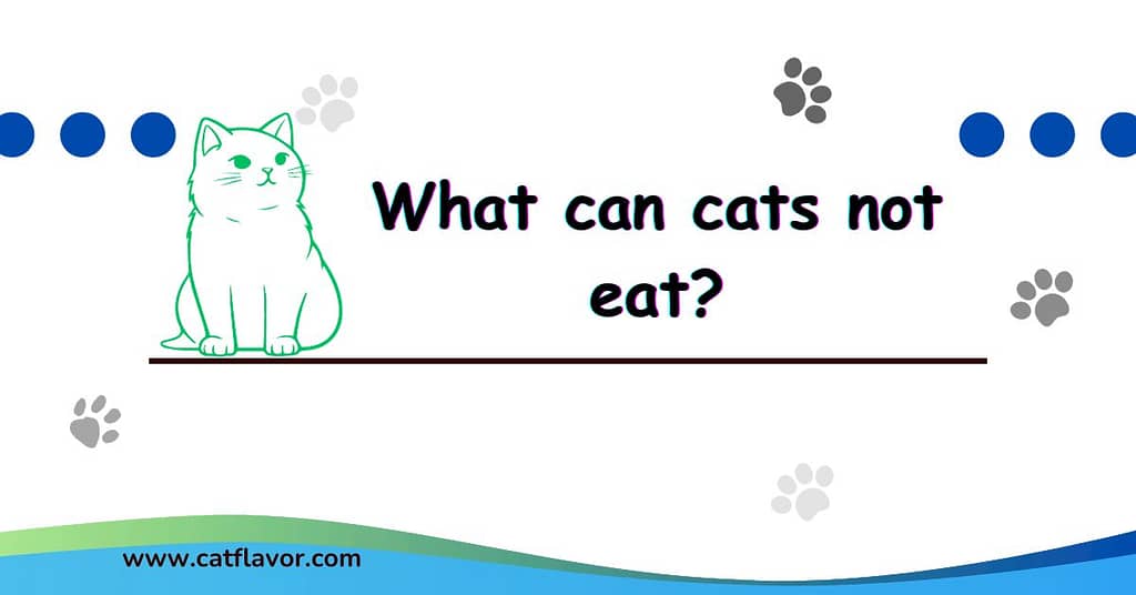 What can cats not eat
